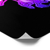 Tijgerschets (geel 2) poster (Hoek)