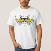 Tijgerschets (geel) t-shirt (Voorkant)