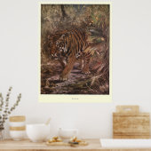  tijgerschilderen (1909) poster (Keuken)
