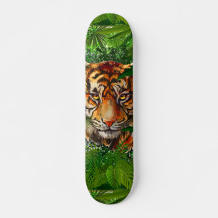 Tijgerskateboard   Oerwoud Kunstskateboard Persoonlijk Skateboard