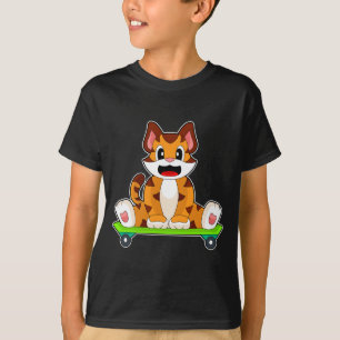 tijgerskateboard t-shirt