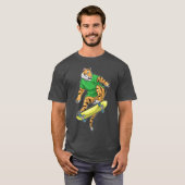tijgerskateboard t-shirt (Voorkant volledig)