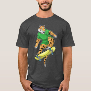 tijgerskateboard t-shirt