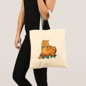 tijgerskateboard tote bag (Voorkant (product))