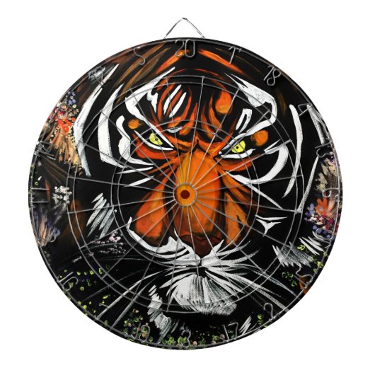 Tijgerstaart Dartbord (Voorkant)