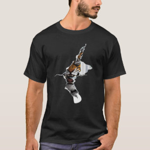 Tijgerstaart i Big Cats Predator Tiger Cat Animal T-shirt