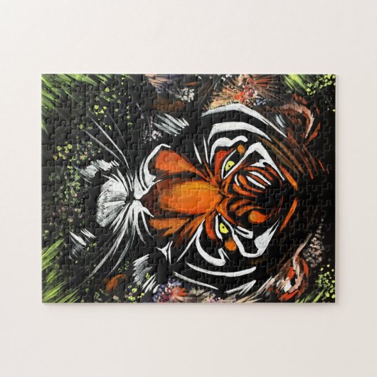 Tijgerstaart Legpuzzel (Horizontaal)