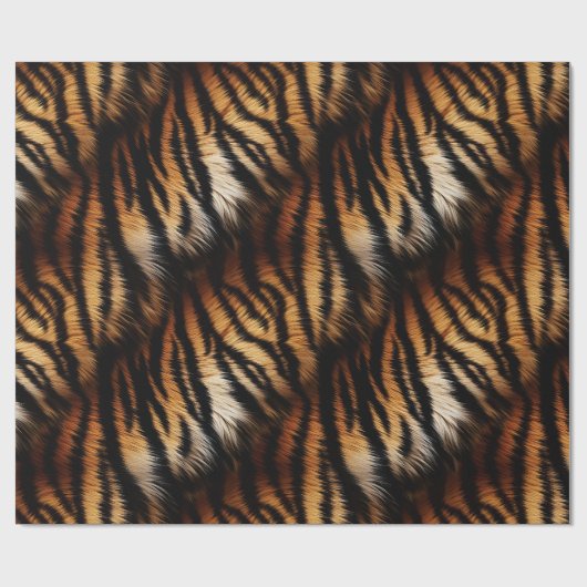 tijgerstapes cadeaupapier (Vlak)