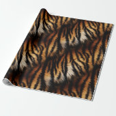 tijgerstapes cadeaupapier (Uitgerold)