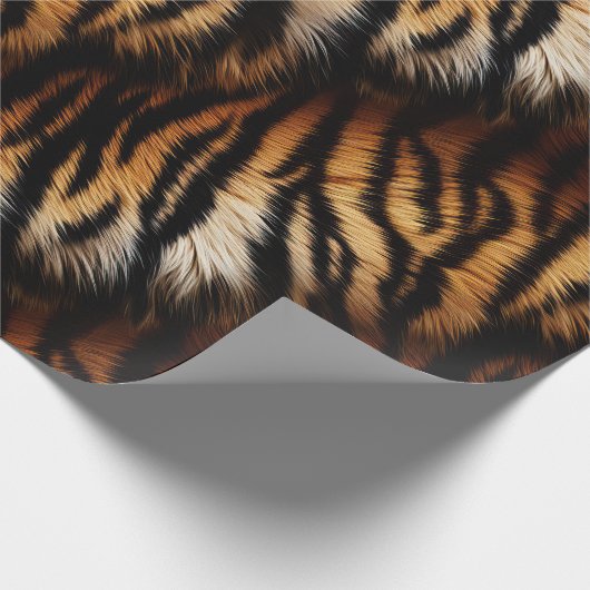 tijgerstapes cadeaupapier (Hoek)