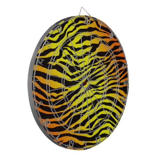 tijgerstapes dartbord (Voorkant Links)