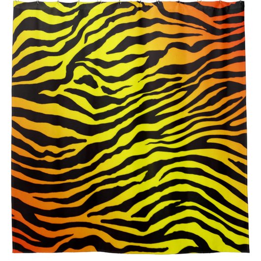 tijgerstapes douchegordijn (Voorkant)