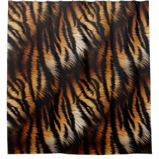 tijgerstapes douchegordijn (Voorkant)