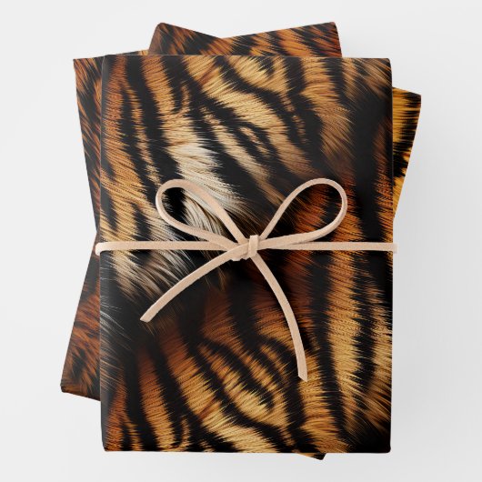 tijgerstapes inpakpapier vel (In situ)