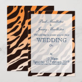 tijgerstapes kaart (Voorkant / Achterkant)