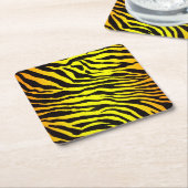 tijgerstapes kartonnen onderzetters (Schuin)