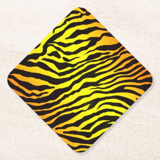 tijgerstapes kartonnen onderzetters (Voorkant)