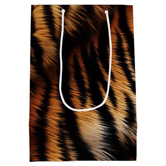 tijgerstapes medium cadeauzakje (Achterkant)