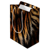 tijgerstapes medium cadeauzakje (Achterkant Gekanteld)