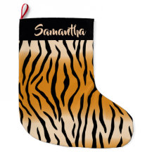 Tijgerstapes Pattern Grote kerststop