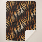 tijgerstapes sherpa deken (Voorkant)