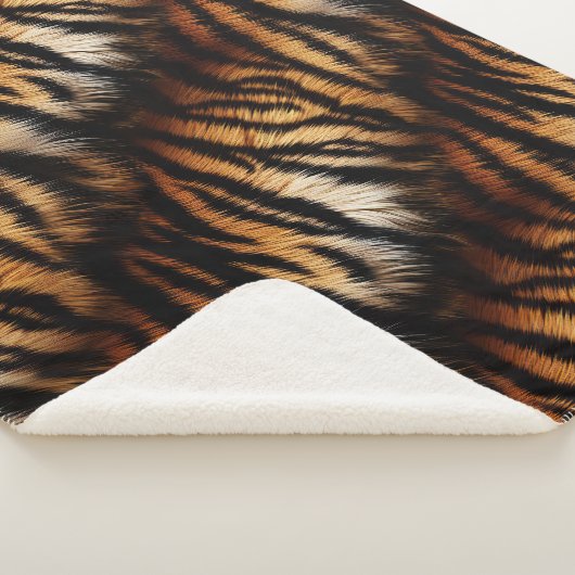 tijgerstapes sherpa deken (3/4)