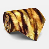 tijgerstapes stropdas (Opgerold)