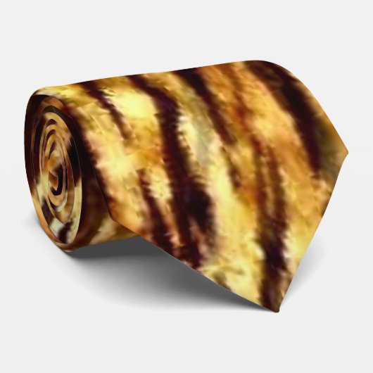 tijgerstapes stropdas (Opgerold)