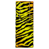 tijgerstapes wijn cadeautas (Voorkant)