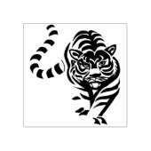 tijgerstempel rubberstempel (Afrduk)