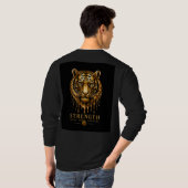 Tijgersterkte Wild Dier 🐯 T-shirt (Achterkant volledig)