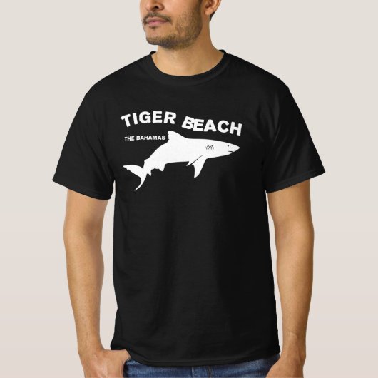 Tijgerstrand - Bahamas-haaienduiker T-shirt (Voorkant)