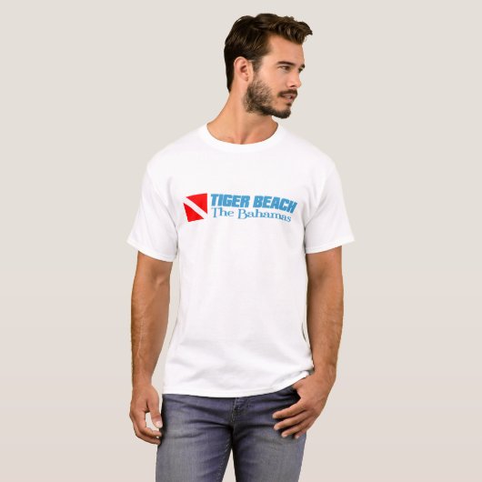 Tijgerstrand (DD2) T-shirt (Voorkant volledig)