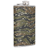 Tijgerstreep Camouflagepatroon Heupfles (Rechts)