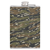 Tijgerstreep Camouflagepatroon Heupfles (Achterkant)