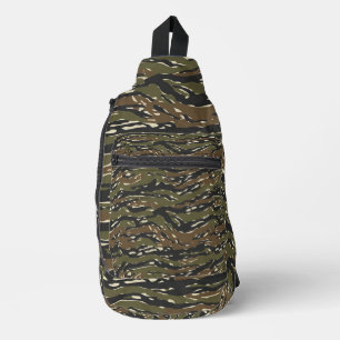 Tijgerstreep Camouflagepatroon Sling Bag