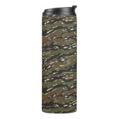 Tijgerstreep Camouflagepatroon Thermosbeker (Gedraaid links)