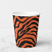 Tijgerstreep Papieren Bekers (Rechts)