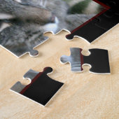 Tijgerstreep poes legpuzzel (Zijkant)