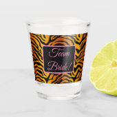 Tijgerstreep Shot Glas (Voorkant)