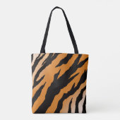 Tijgerstreep Tote Tas (Achterkant)