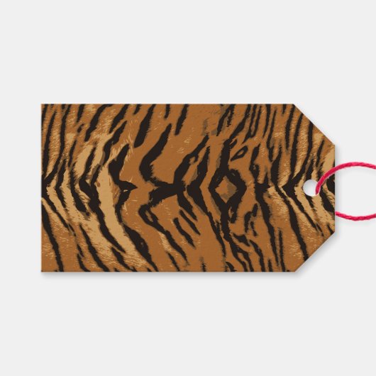 Tijgerstreep voor elk-cadeau-Label Cadeaulabel (Voorkant (Horizontaal))