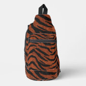 Tijgerstreep Wild Patroon Sling Bag (Voorkant)