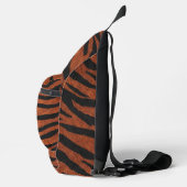 Tijgerstreep Wild Patroon Sling Bag (Rechts)