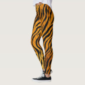 Tijgerstreeppatroon Leggings (Links)
