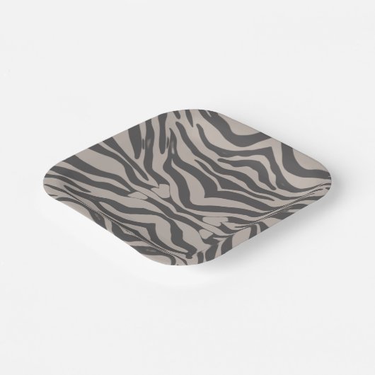 tijgerstrepen bord (Gebogen)