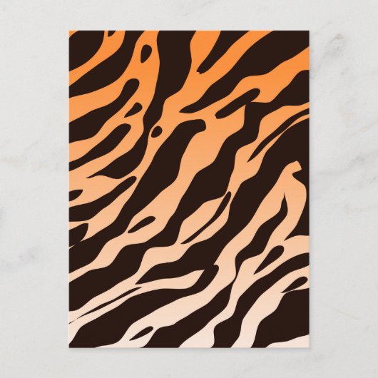 Tijgerstrepen Briefkaart (Voorkant)