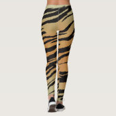 Tijgerstrepen Cute Dierprint Leggings (Achterkant)