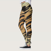 Tijgerstrepen Cute Dierprint Leggings (Links)