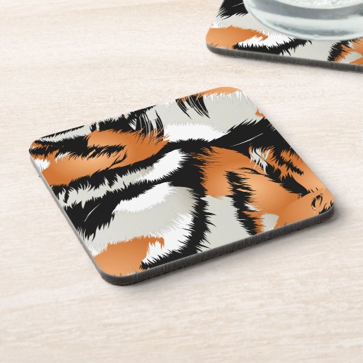 tijgerstrepen drankjes onderzetter (Linkerzijde)